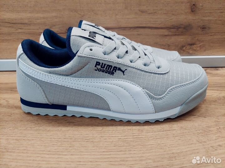 Кроссовки Puma Jogger (Gray & White)