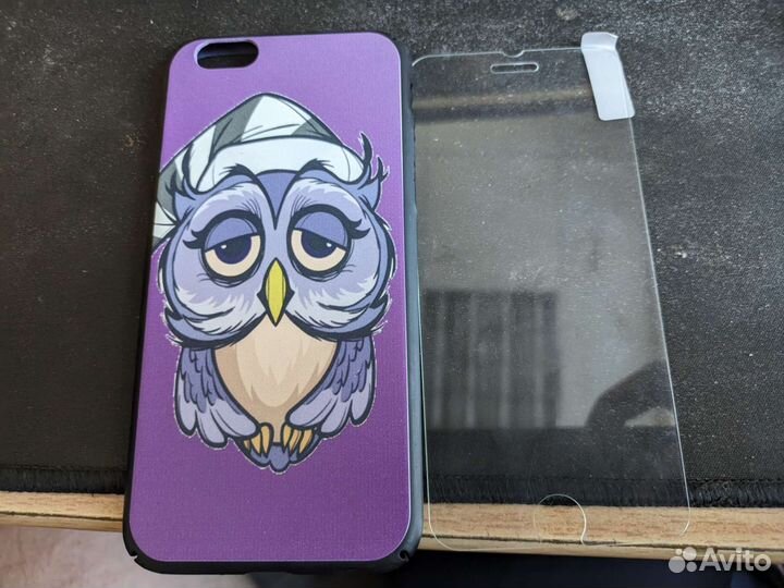 Чехол и защитное стекло на iPhone 6s