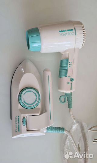 Дорожный набор утюг и фен