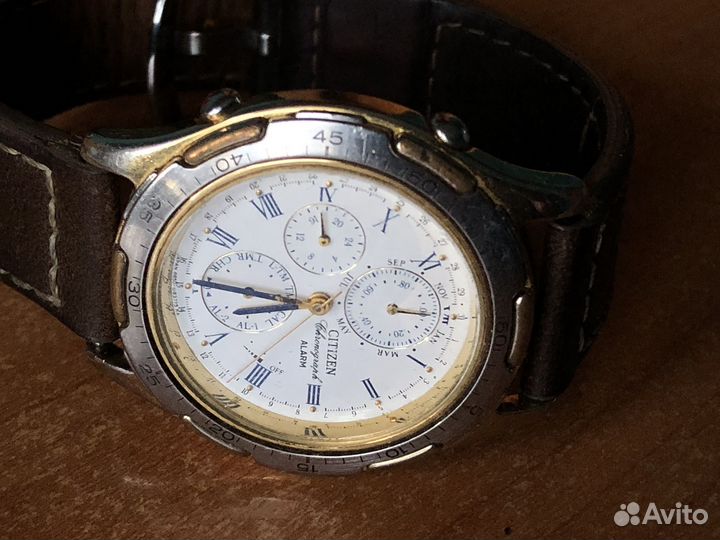 Часы Citizen chronograph alarm 6850 Titanium
