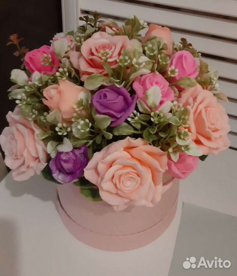 Букет цветов из мыла