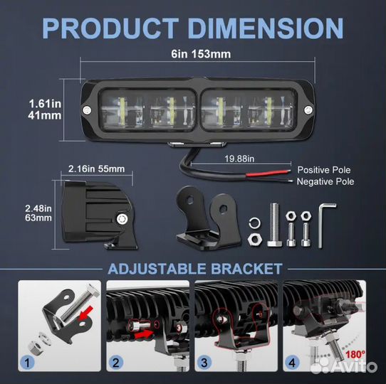 Универсальные LED фары