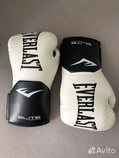 Боксерские перчатки 12 oz кожа everlast