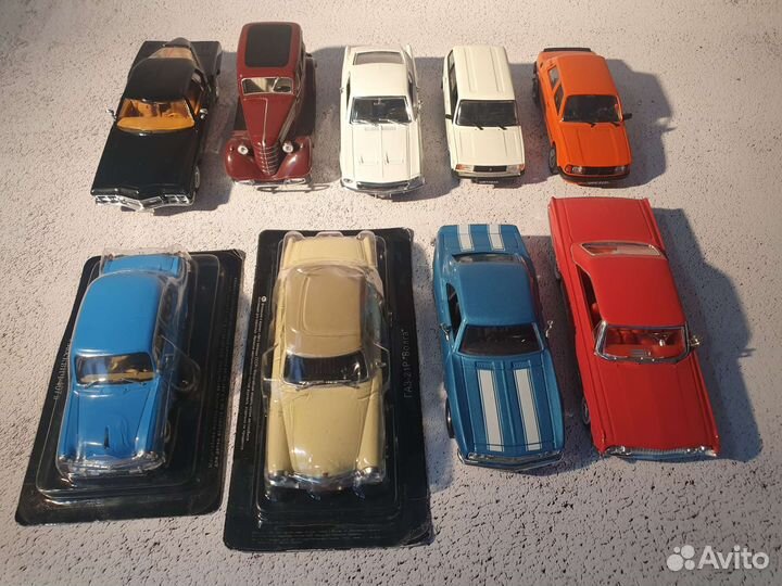 Модели автомобилей в масштабе 1:43
