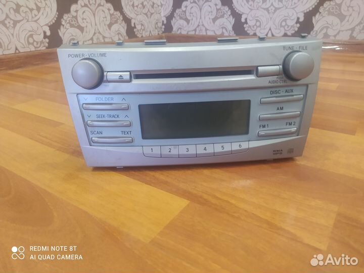 Магнитола Toyota wma mp3, made in Mexico