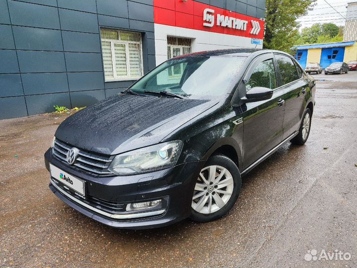Volkswagen Polo 1.6 AT, 2016, 128 700 км