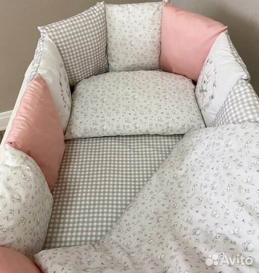 Комплект в кроватку Lappetti «Кролик Лаппин» 6 пре