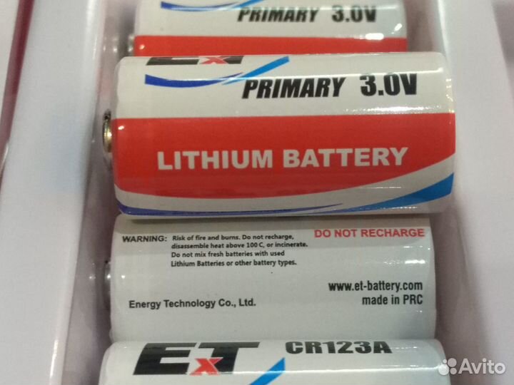 Lithium battery ET CR123 A 3V