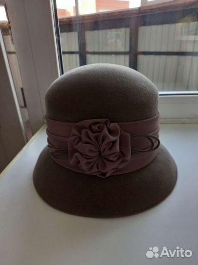 Шляпа фетровая женская