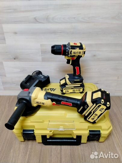 Ушм болгарка и шуруповерт 2в1 Feng Bao