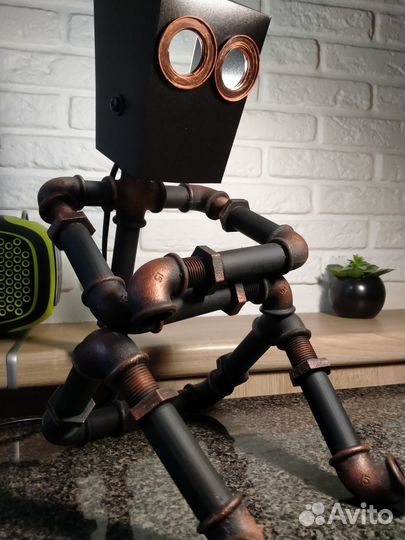 Стимпанк лампа