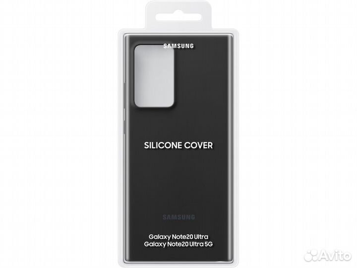 Чехол Silicone Cover Samsung Notе 20 Ultra black