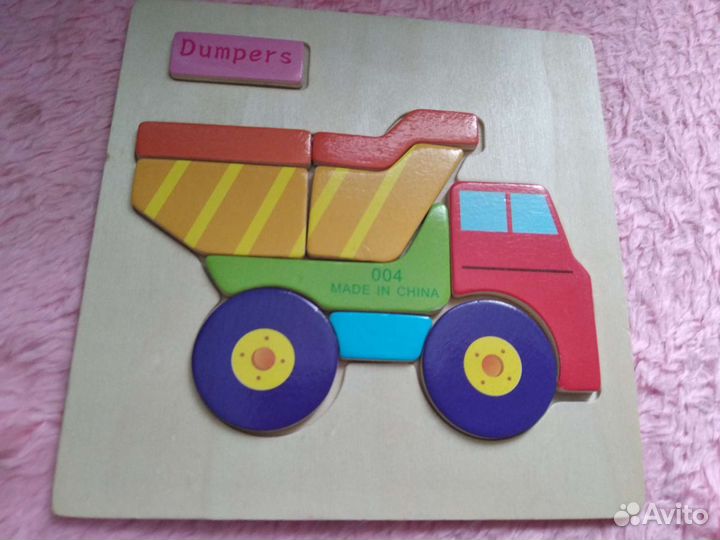 Набор развивающих пазлов-6 штук