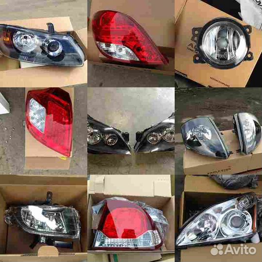 Стекло фары L для audi 80 (1984-1986)