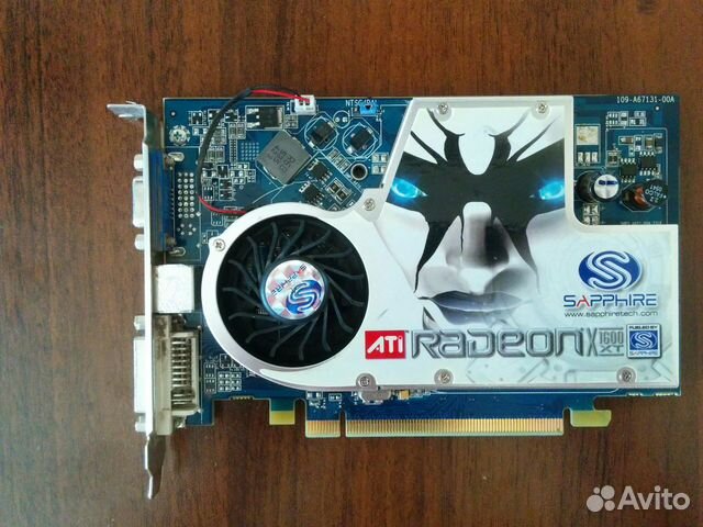 Видеокарта Sapphire Radeon X1600 XT 256 Мб gddr3