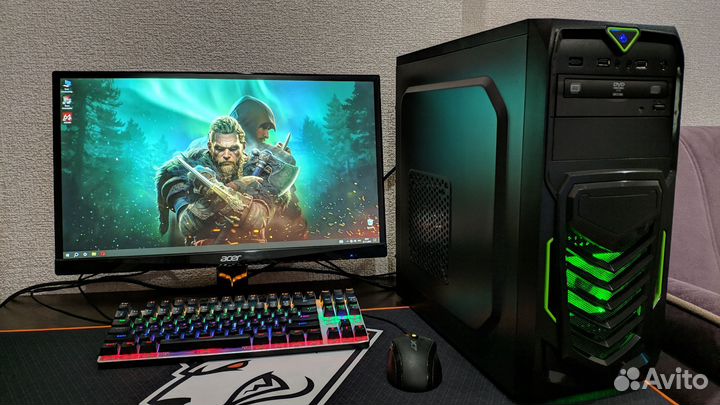 Игровой пк i3 7100 / 1050Ti