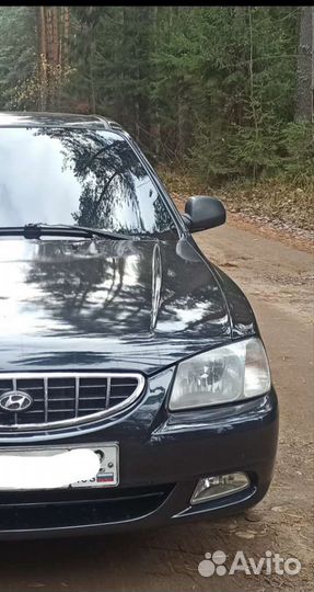 Фара левая hyundai accent