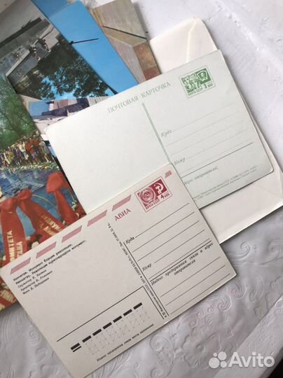 Коверты и открытки с марками СССР