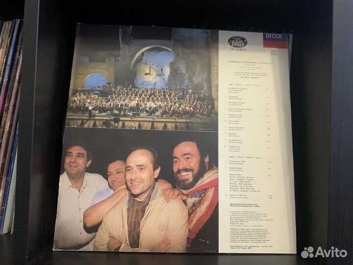 Carreras Domingo pavarotti in concert mehta