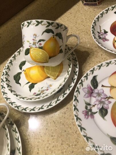 Чайные тройки фарфор