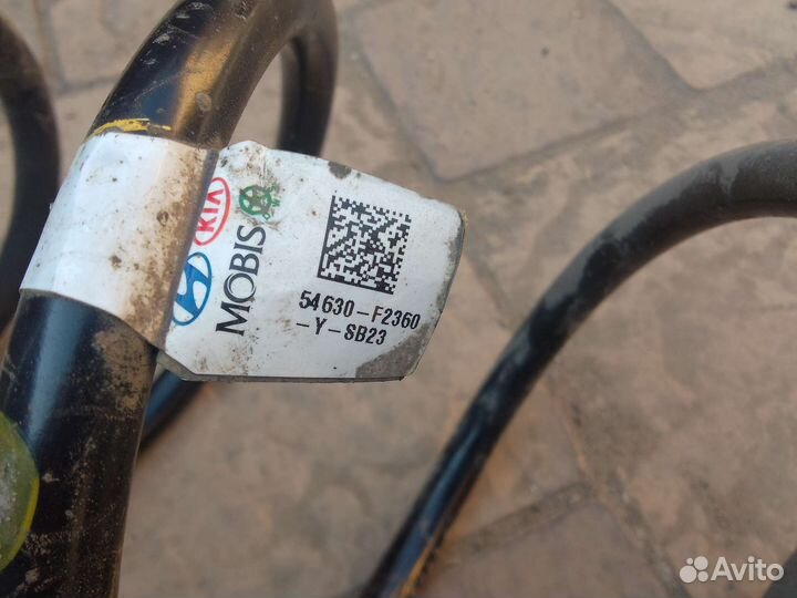 Пружина передней стойки.хендай элантра 6 2018 г