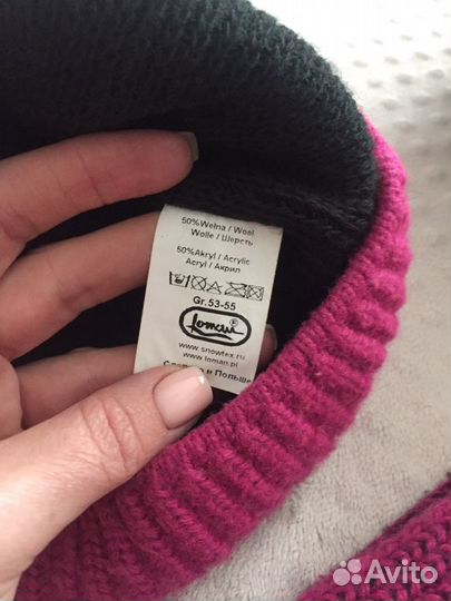 Шапочка и шарф Италия для девочки