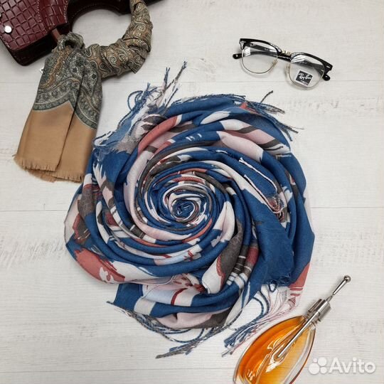 Ч13 Модные шарфы и палантины. Сток