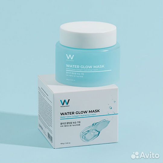 Увлажняющая маска wonjin effect water glow mask