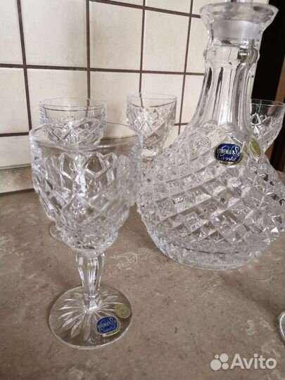 Графин с рюмками Богемия