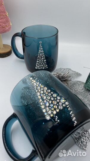Кружка со стразами