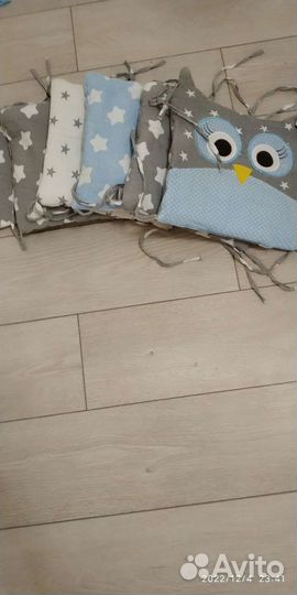 Бортики в детскую кроватку