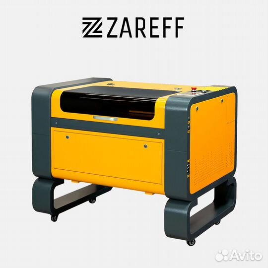 Лазерный станок Zareff Plus 600х400мм 60x40 80W