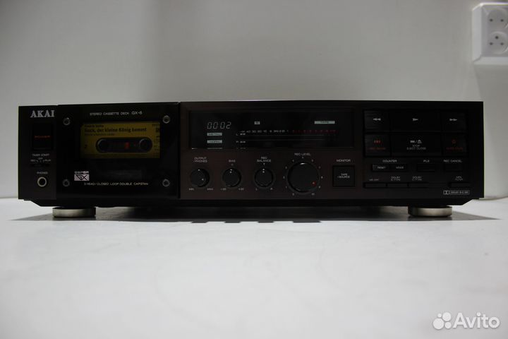 Akai GX-6 Трехголовая кассетная дека Japan