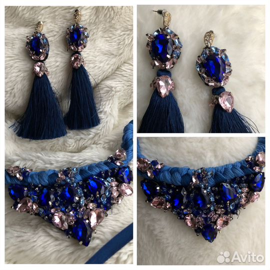 Серьги кисточки