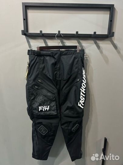 Мотоштаны Fasthouse Off-road Pant - Black/White