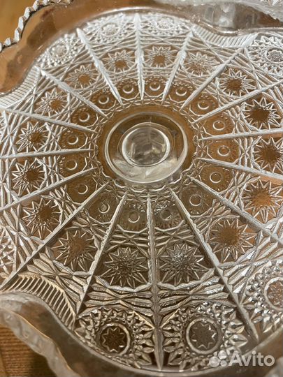 Менажница хрустальная