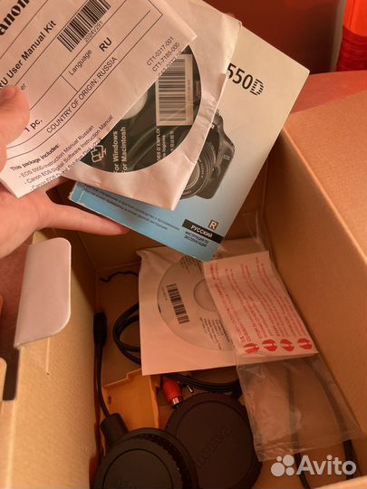 Фотоаппарат canon eos 550d