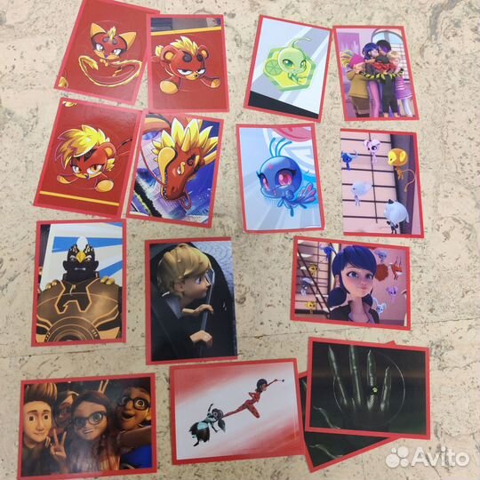 Наклейки леди баг и супер кот для альбома