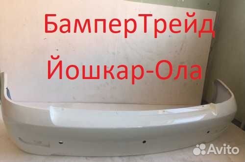 Бампер задний Лада приора хэтчбэк Белый 240