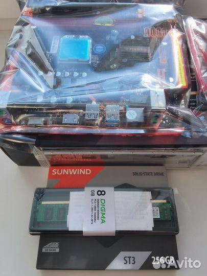 Новая MSI A520m + Ryzen 5 5600G и др