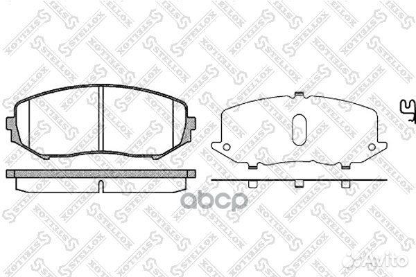 001 097SX 5520065J00 колодки дисковые п.Suzuk