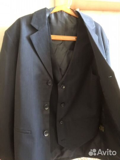 Школьный костюм, пиджак и жилет