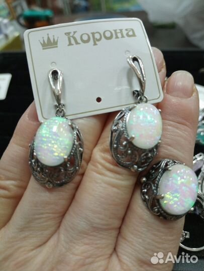 Серебряные серьги