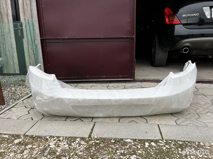 Задний бампер LADA granta белый