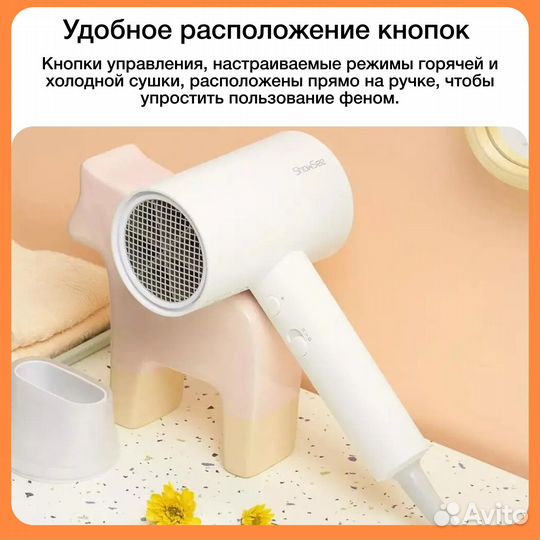 Фен для волос Xiaomi ShowSee A1-W (Global)