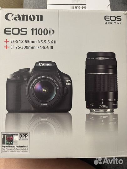 Зеркальный фотоаппарат canon eos 1100d
