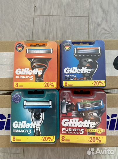 Лезвия для бритья Gillette