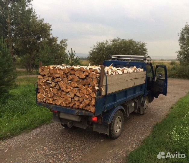 Дрова березовые колотые в укладку 30 см