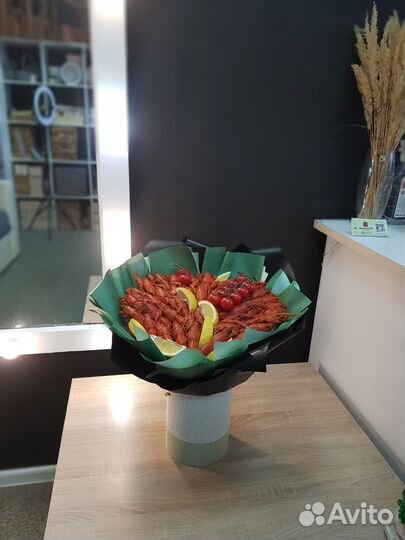 Букет из раков для любимого мужчины