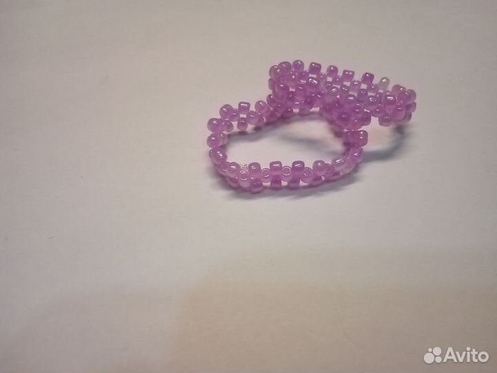 Парные кольца из бисера